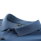 [PAGUE 2 LEVE 4] Camisas Sociais de Seda Gelo Mercure + BRINDES: 3 Bermudas, Relógio e Óculos