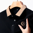 [PAGUE 2 LEVE 3] Camisa Polo Bricks em Viscose e Elastano + BRINDES: 3 Bermudas e Relógio