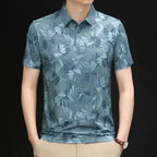 [PAGUE 2 LEVE 3] Camisa Polo Casual Hércules em Seda Gelo e Poliamida + BRINDES: 3 Bermudas e Relógio